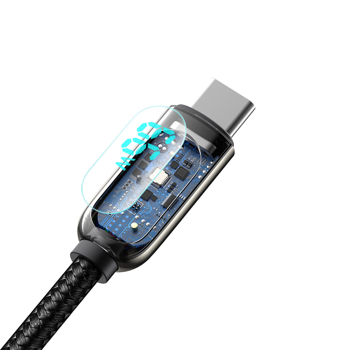USB-A to USB-C Data and Charging Cable by Baseus, 66W, 2m, Black CASX020101