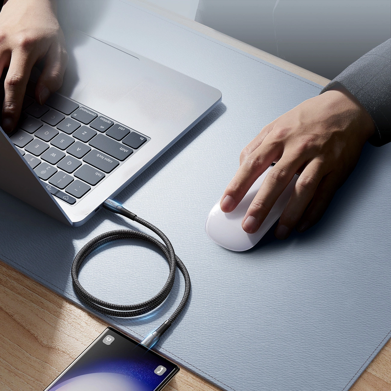 Câble de Données et de Charge USB-A - USB-C Joyroom S-A32, 18W, 1m, Noir