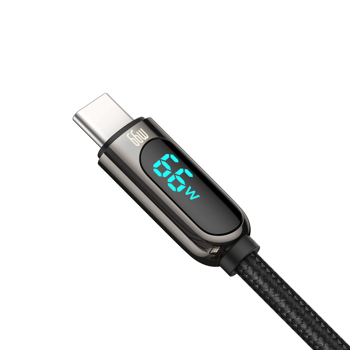 USB-A to USB-C Data and Charging Cable by Baseus, 66W, 2m, Black CASX020101