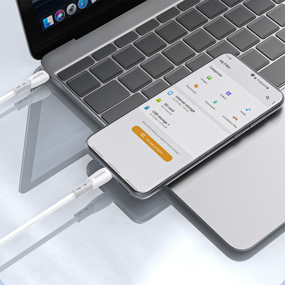USB-C Daten- und Ladekabel - USB-C Dudao L25SC, 60W, 2m, Weiß