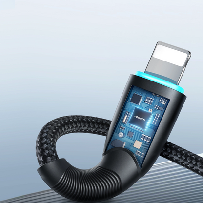 Joyroom SA32-AL3 USB-A-auf-Lightning-Daten- und Ladekabel, 18 W, 1 m, Schwarz