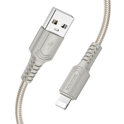Daten- und Ladekabel USB-A - Lightning Borofone BX116 Certain, 18W, 1m, Schwarz
