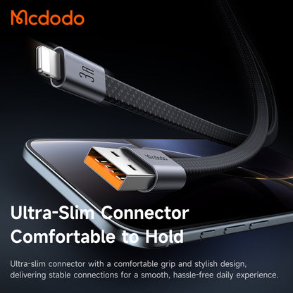 Câble de données et de charge USB-A - Lightning McDodo CA-1160, 18W, 1m, Noir