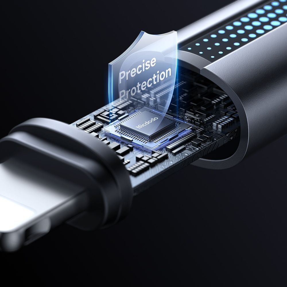 Daten- und Ladekabel USB-A - Lightning McDodo CA-5660, 18W, 1.2m, Schwarz