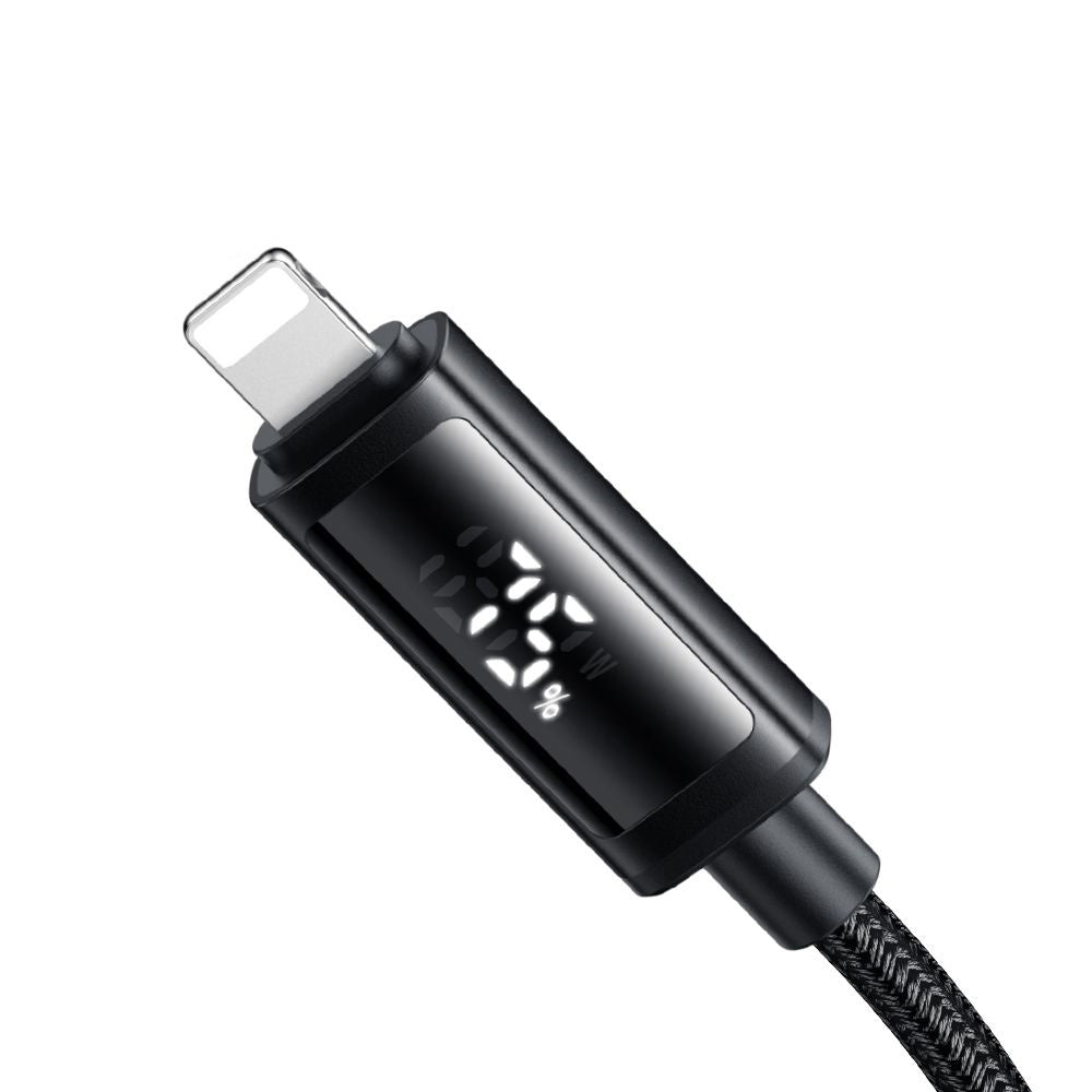 Daten- und Ladekabel USB-A - Lightning McDodo CA-7970 Display, 18W, 1,2m, Schwarz