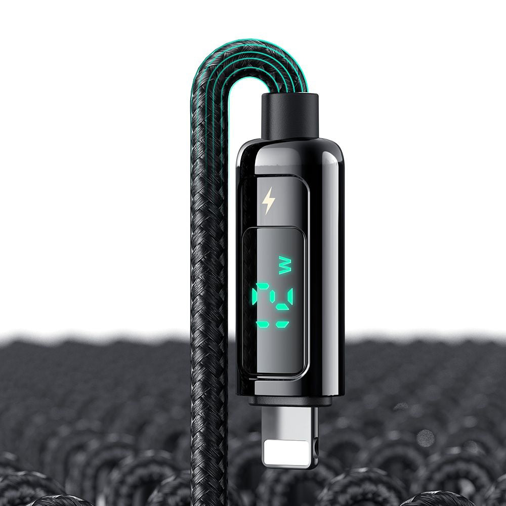 Daten- und Ladekabel USB-A - Lightning McDodo CA-9940 Display, 12W, 1,2m, Schwarz