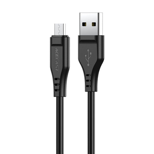Daten- und Ladekabel USB-A - microUSB Acefast C3-09, 18W, 1,2m, Schwarz