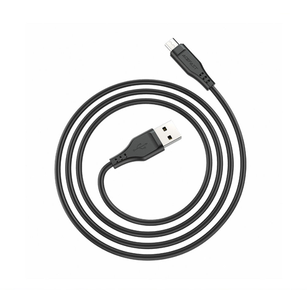 Câble de Données et de Charge USB-A - microUSB Acefast C3-09, 18W, 1.2m, Noir