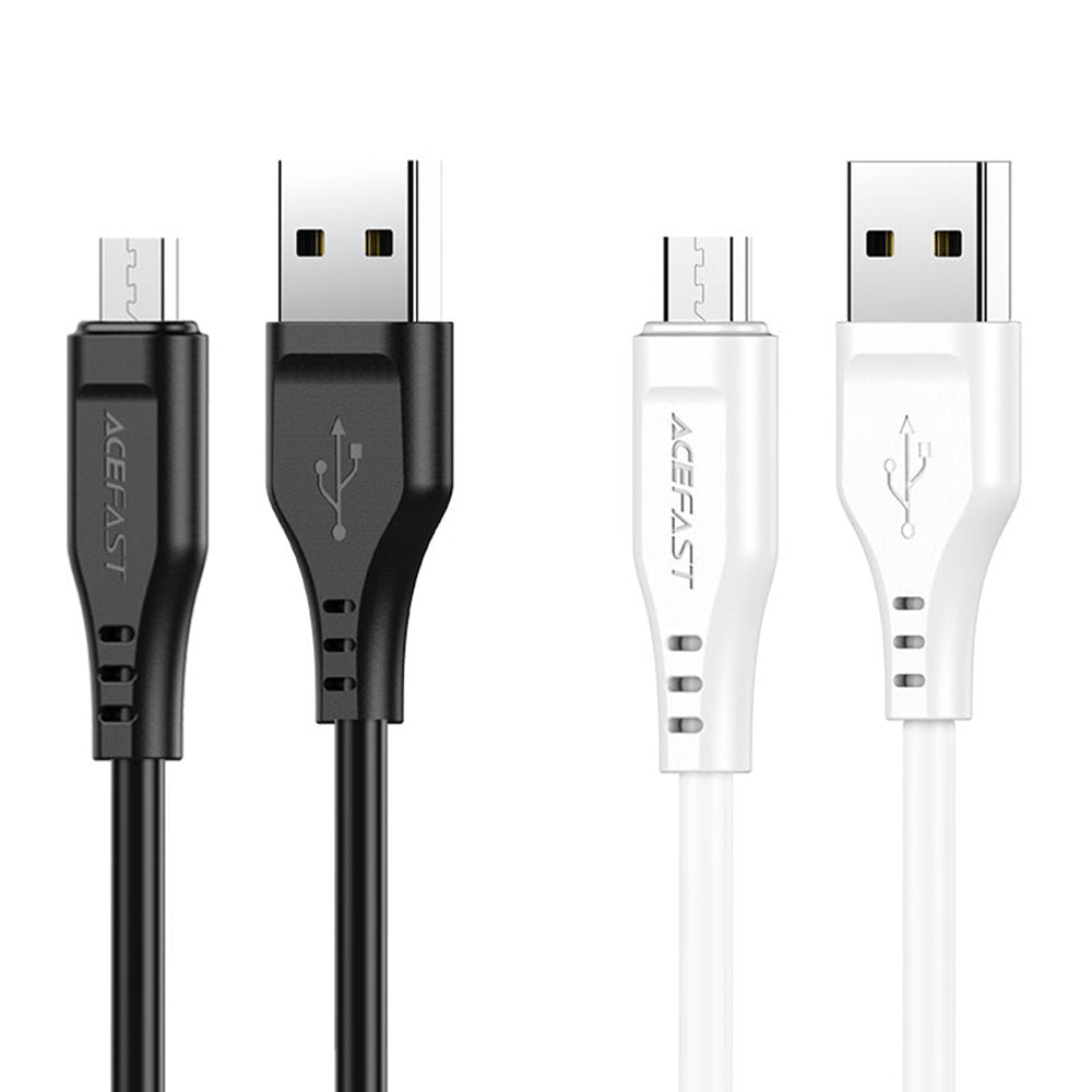 Câble de Données et de Charge USB-A - microUSB Acefast C3-09, 18W, 1.2m, Noir