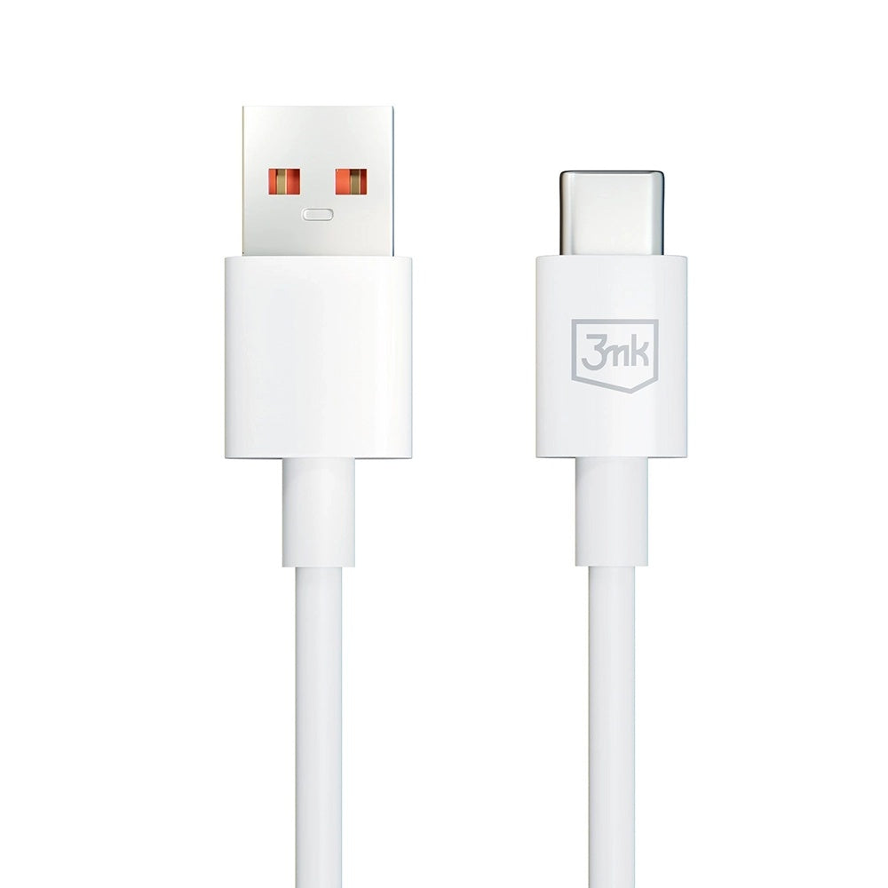 Daten- und Ladekabel USB-A - USB-C 3MK Hyper, 60W, 1.2m, Weiß