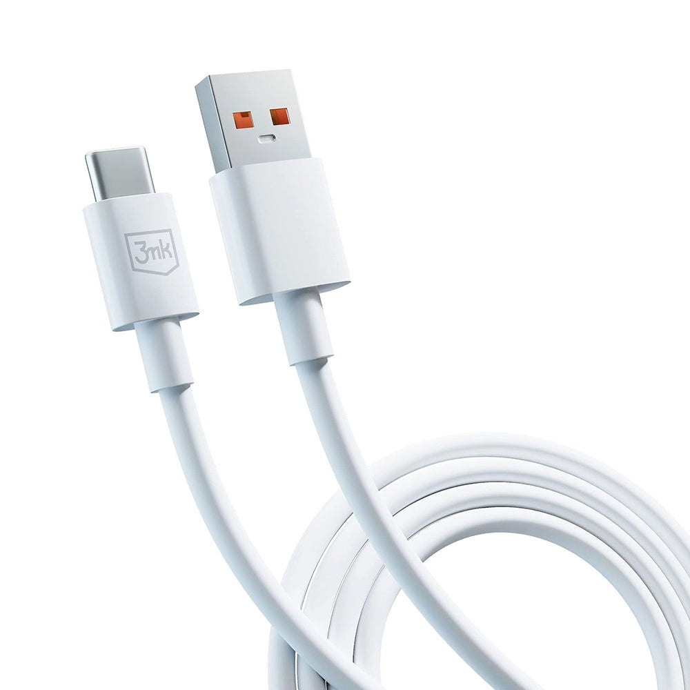 Daten- und Ladekabel USB-A - USB-C 3MK Hyper, 60W, 1.2m, Weiß