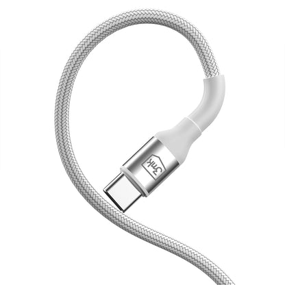 Câble de Données et de Charge USB-A - USB-C 3MK Hyper N, 18W, 1m, Blanc