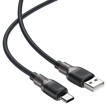 Daten- und Ladekabel USB-A - USB-C Acefast C10-04, 18W, 1,2m, Schwarz