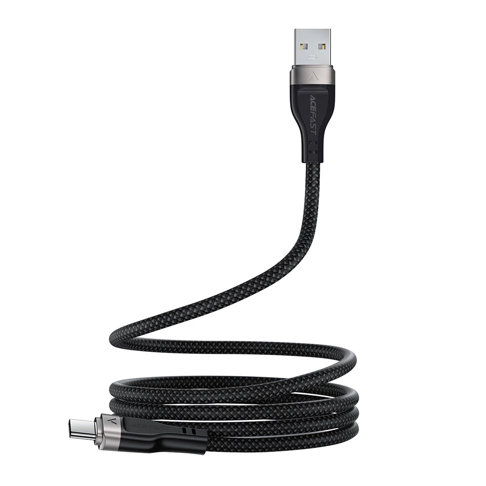 Daten- und Ladekabel USB-A - USB-C Acefast C11-04, 18W, 1.2m, Schwarz