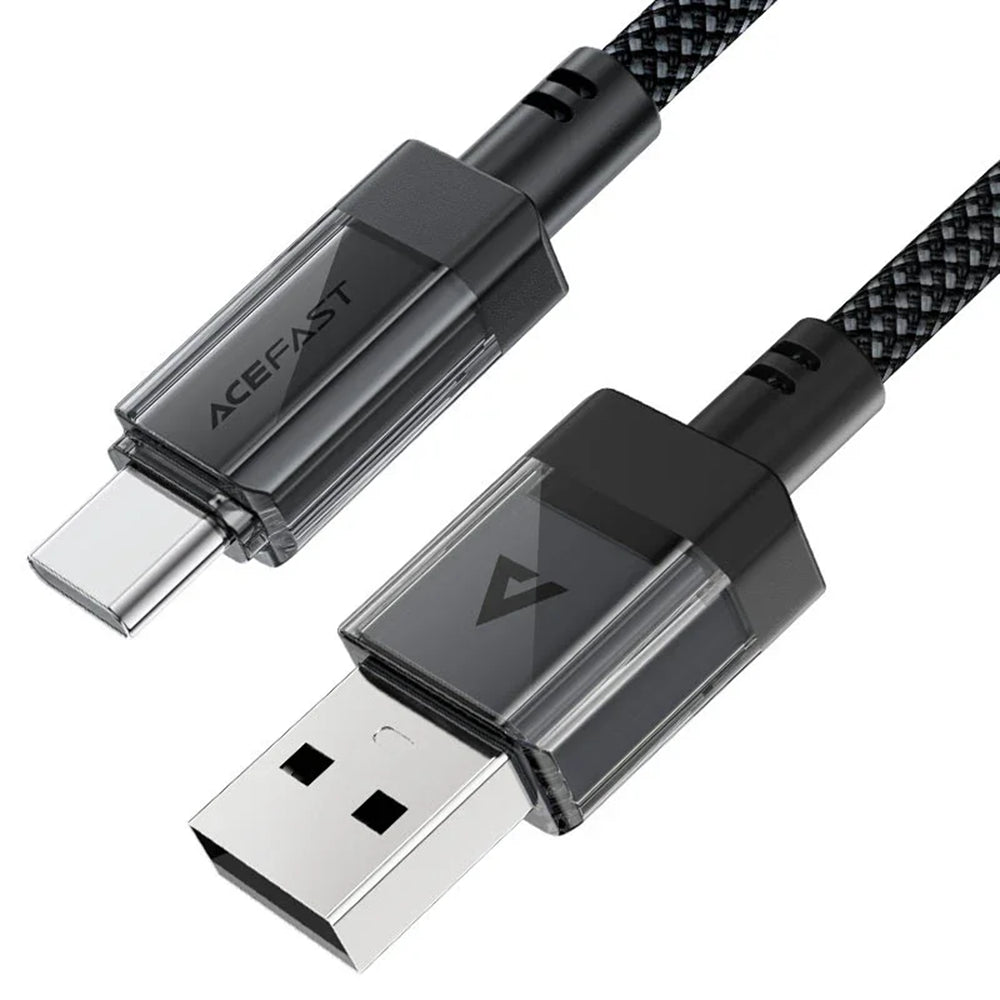 Daten- und Ladekabel USB-A - USB-C Acefast C12-04, 18W, 1,2m, Schwarz