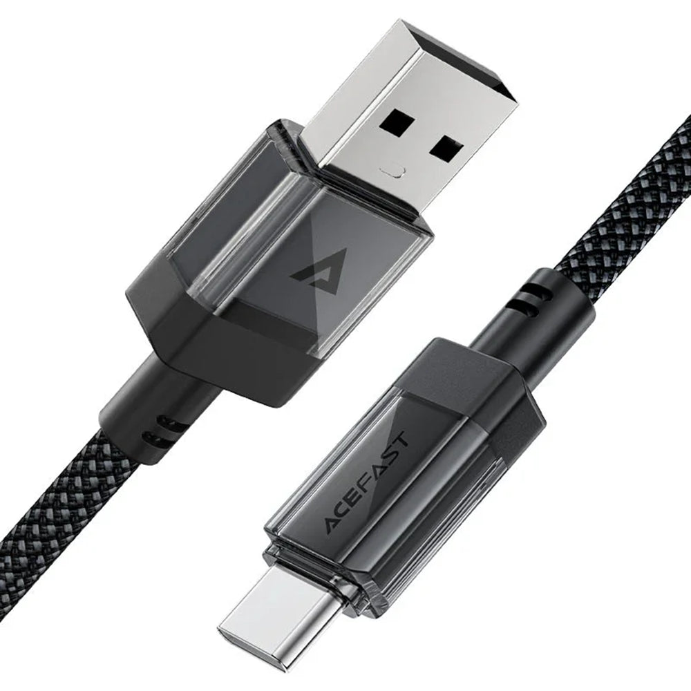 Daten- und Ladekabel USB-A - USB-C Acefast C12-04, 18W, 1,2m, Schwarz