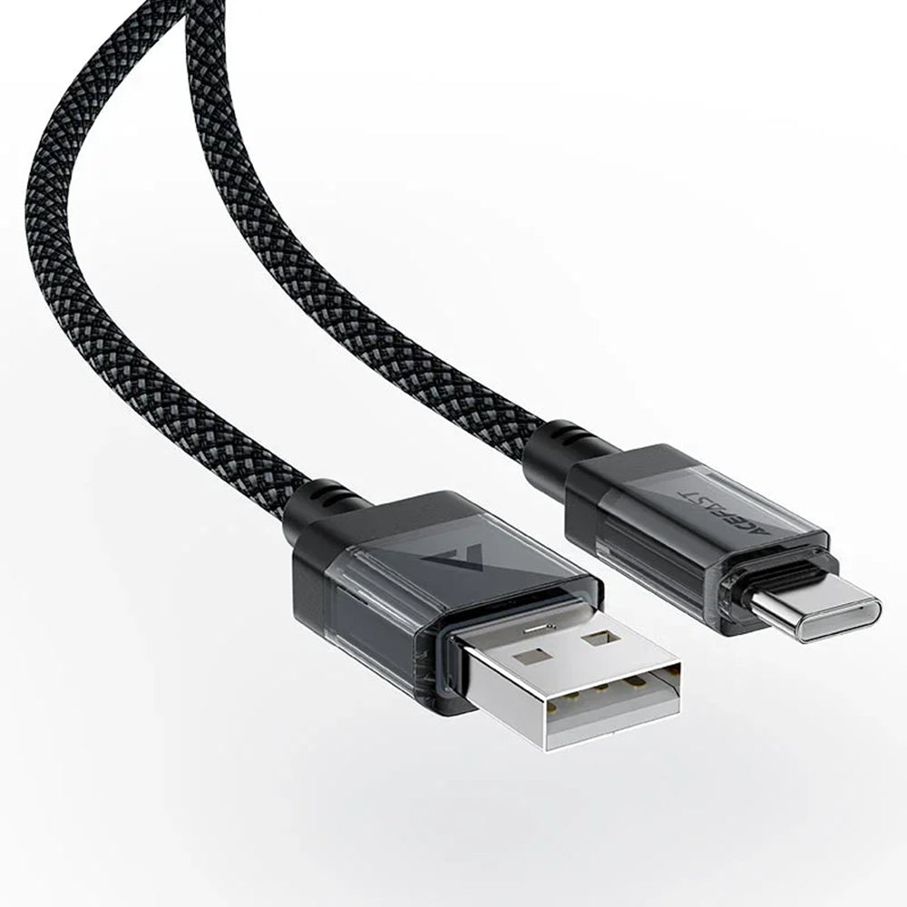 Daten- und Ladekabel USB-A - USB-C Acefast C12-04, 18W, 1,2m, Schwarz