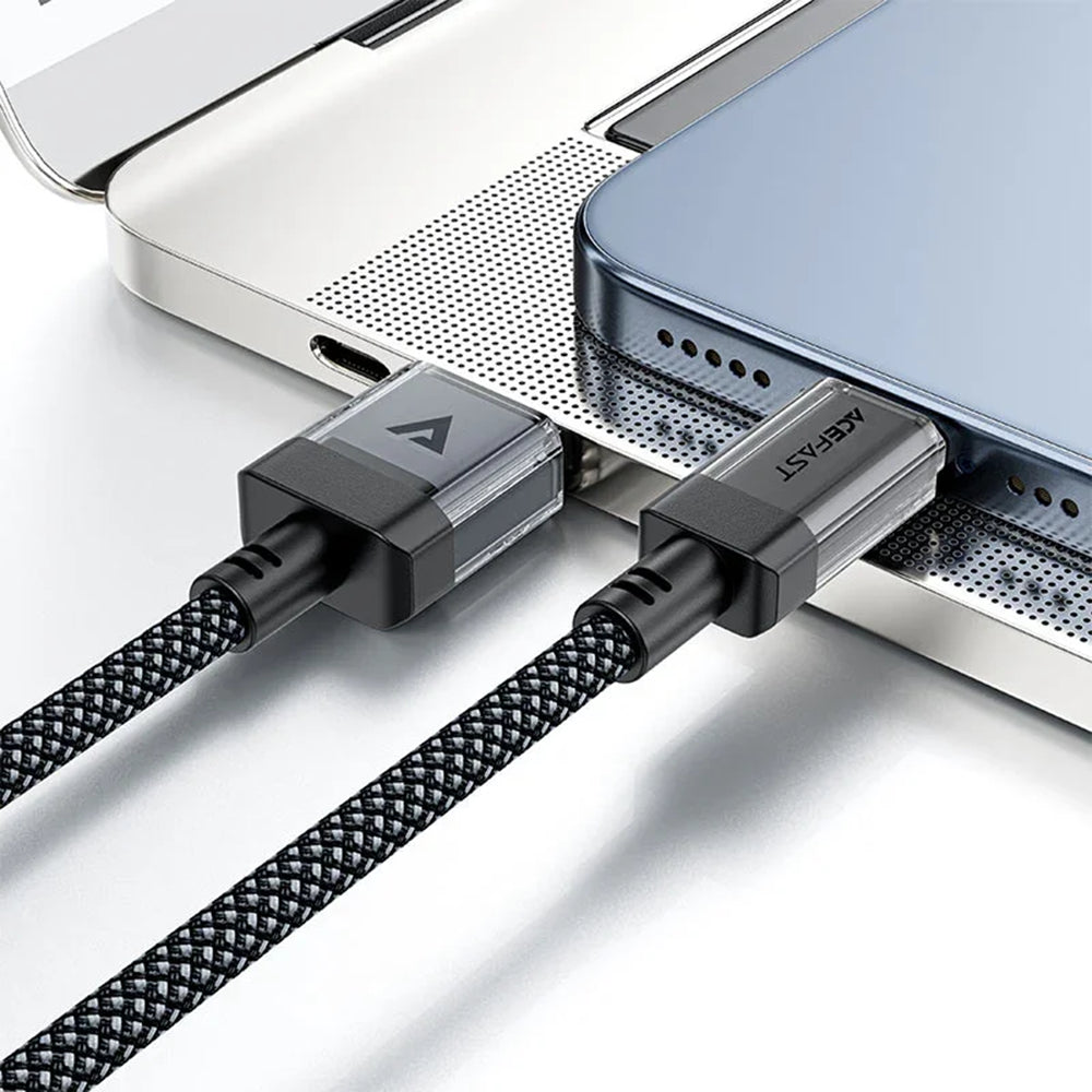 Daten- und Ladekabel USB-A - USB-C Acefast C12-04, 18W, 1,2m, Schwarz