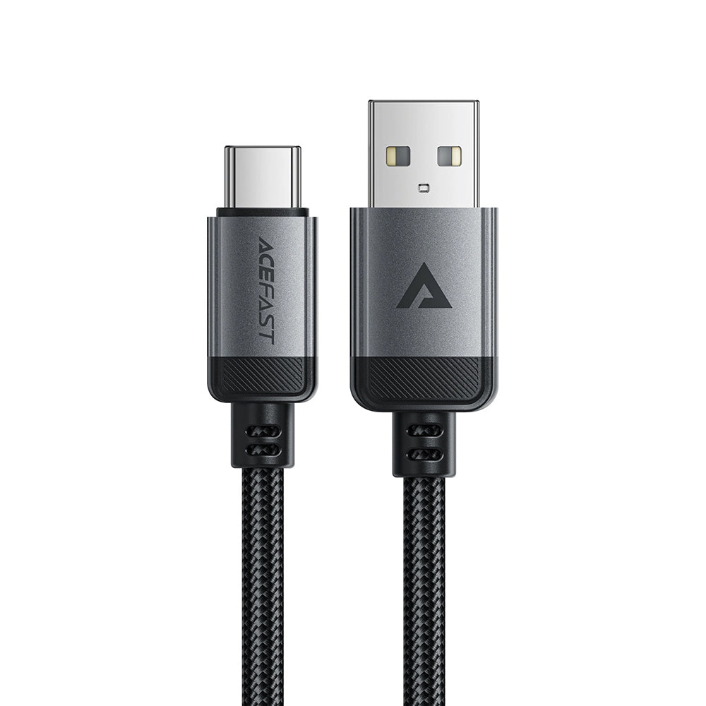 USB-A - USB-C Daten- und Ladekabel Acefast C20-04, 18W, 1.2m, Schwarz