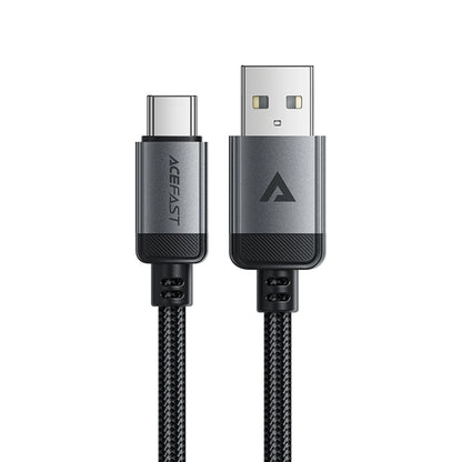 USB-A - USB-C Daten- und Ladekabel Acefast C20-04, 18W, 1.2m, Schwarz