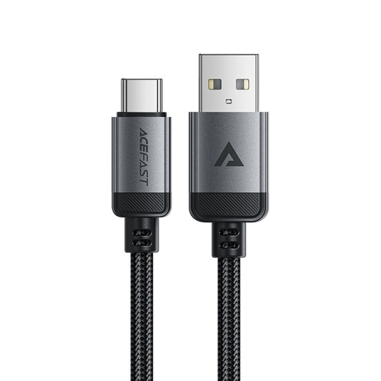 USB-A - USB-C Daten- und Ladekabel Acefast C20-04, 18W, 1.2m, Schwarz