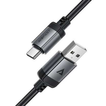 USB-A - USB-C Daten- und Ladekabel Acefast C20-04, 18W, 1.2m, Schwarz