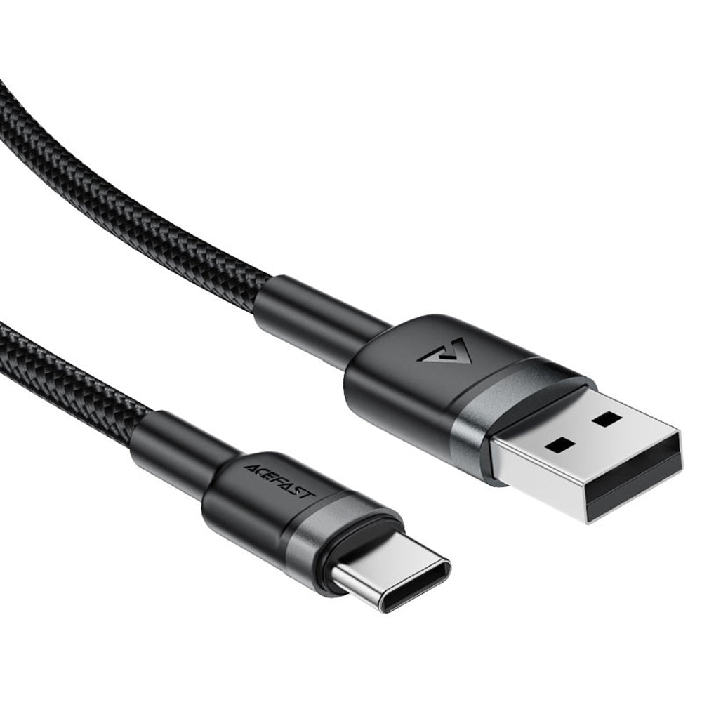 Daten- und Ladekabel USB-A - USB-C Acefast C22-04, 18W, 1,2m, Schwarz
