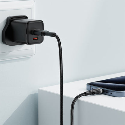 Daten- und Ladekabel USB-A - USB-C Acefast C22-04, 18W, 1,2m, Schwarz