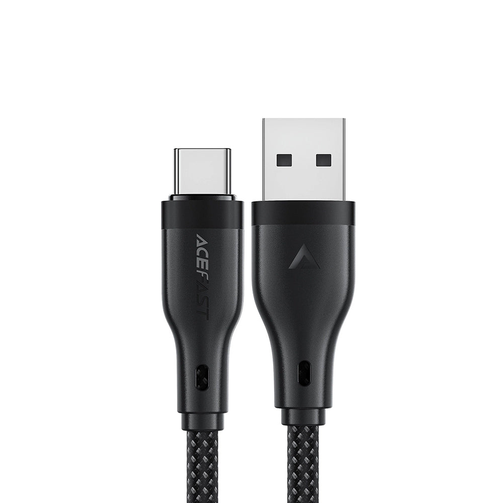 Daten- und Ladekabel USB-A - USB-C Acefast C8-04, 18W, 1.2m, Schwarz