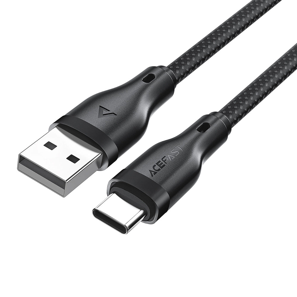 Daten- und Ladekabel USB-A - USB-C Acefast C8-04, 18W, 1.2m, Schwarz