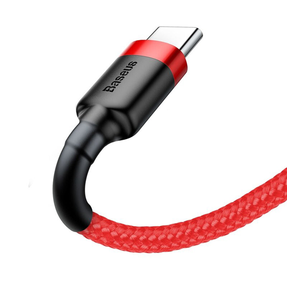 Baseus Cafule USB-A to USB-C Data and Charging Cable, 18W, 3m, Red CATKLF-U09