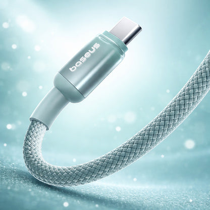 Daten- und Ladekabel USB-A - USB-C Baseus Discolor, 100W, 1m, Blau Grün E0420801