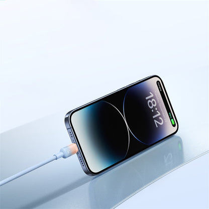 Daten- und Ladekabel USB-A - USB-C Baseus Discolor, 100W, 2m, Silber E0420700