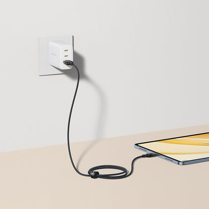 Daten- und Ladekabel USB-A - USB-C Baseus Discolor, 100W, 2m, Silber E0420700