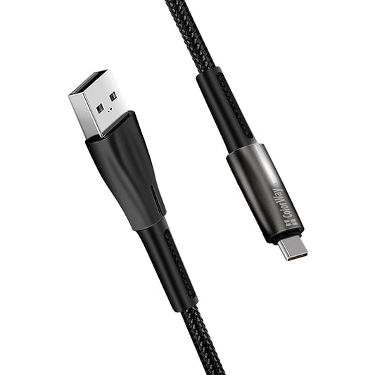 Câble de Données et de Charge USB-A - USB-C ColorWay CW-CBUC035, 18W, 1m, Noir