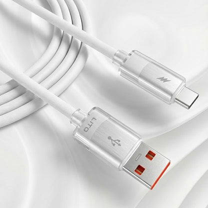 Câble de Données et de Charge USB-A - USB-C Lito LD07, 18W, 1m, Blanc