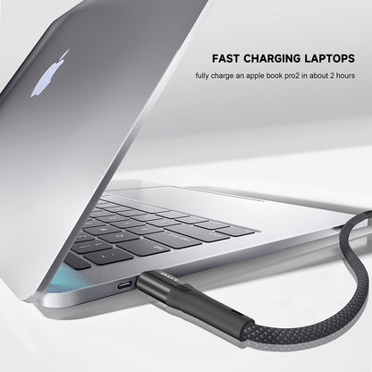 Daten- und Ladekabel USB-A - USB-C Lito LD14, 60W, 1m, Schwarz