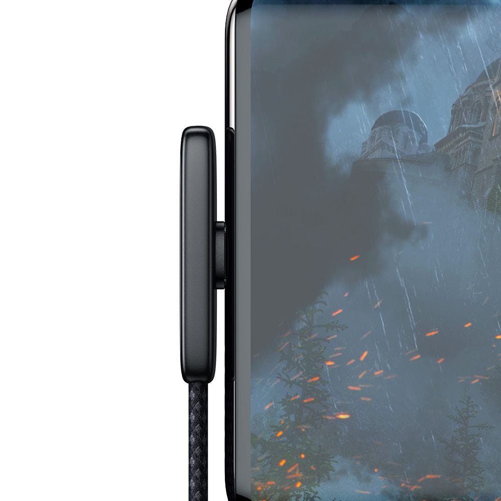 Daten- und Ladekabel USB-A - USB-C McDodo CA-3340 Angled, 100W, 1.2m, Schwarz