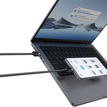 Daten- und Ladekabel USB-A - USB-C McDodo CA-5650 Self Winding, 66W, 1.2m, Schwarz