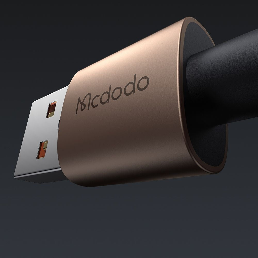 Câble de Données et de Charge USB-A - USB-C McDodo CA-6891, 66W, 1.2m, Doré