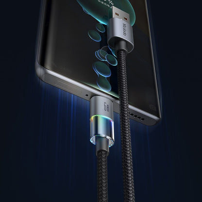 Câble de Données et de Charge USB-A - USB-C McDodo CA-8180 Colorful, 66W, 1.2m, Noir