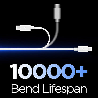 Daten- und Ladekabel USB-A - USB-C Spigen EB6015AC, 60W, 1,5m, Weiß ACA10413