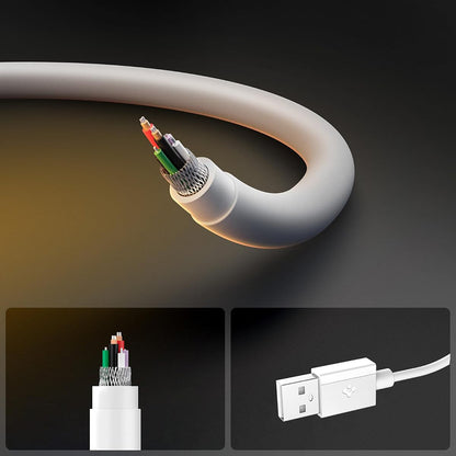 Daten- und Ladekabel USB-A - USB-C Spigen EB6015AC, 60W, 1,5m, Weiß ACA10413
