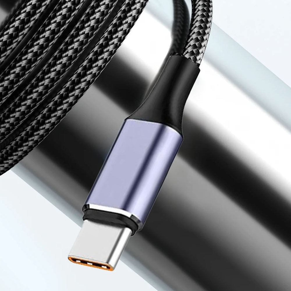 Daten- und Ladekabel USB-A - USB-C Techsuit PCB018, 100W, 1m, Schwarz