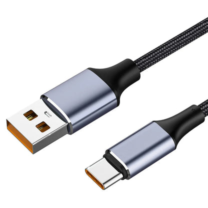 Daten- und Ladekabel USB-A - USB-C Techsuit PCB018, 100W, 1m, Schwarz