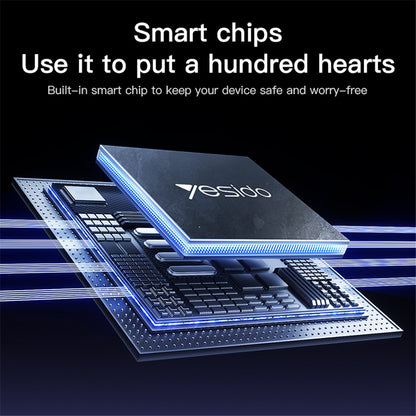 Câble de Données et de Charge USB-A - USB-C Yesido CA129C, 18W, 1.2m, Noir