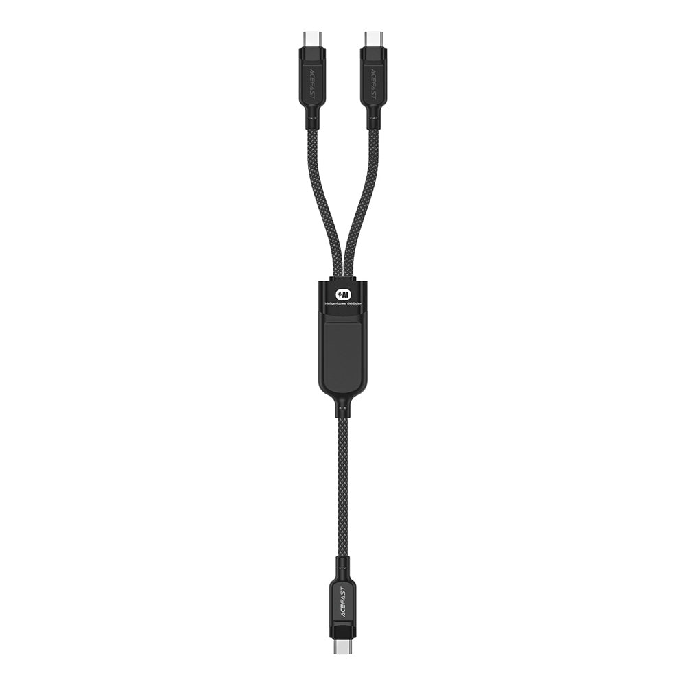 Câble de Données et de Charge USB-C - 2 x USB-C Acefast C5-11, 100W, 1.2m, Noir