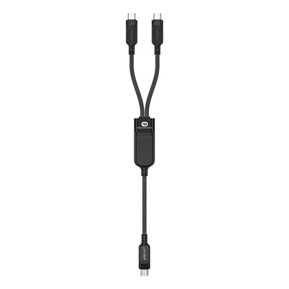 Câble de Données et de Charge USB-C - 2 x USB-C Acefast C5-11, 100W, 1.2m, Noir