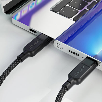 Câble de Données et de Charge USB-C - 2 x USB-C Acefast C5-11, 100W, 1.2m, Noir