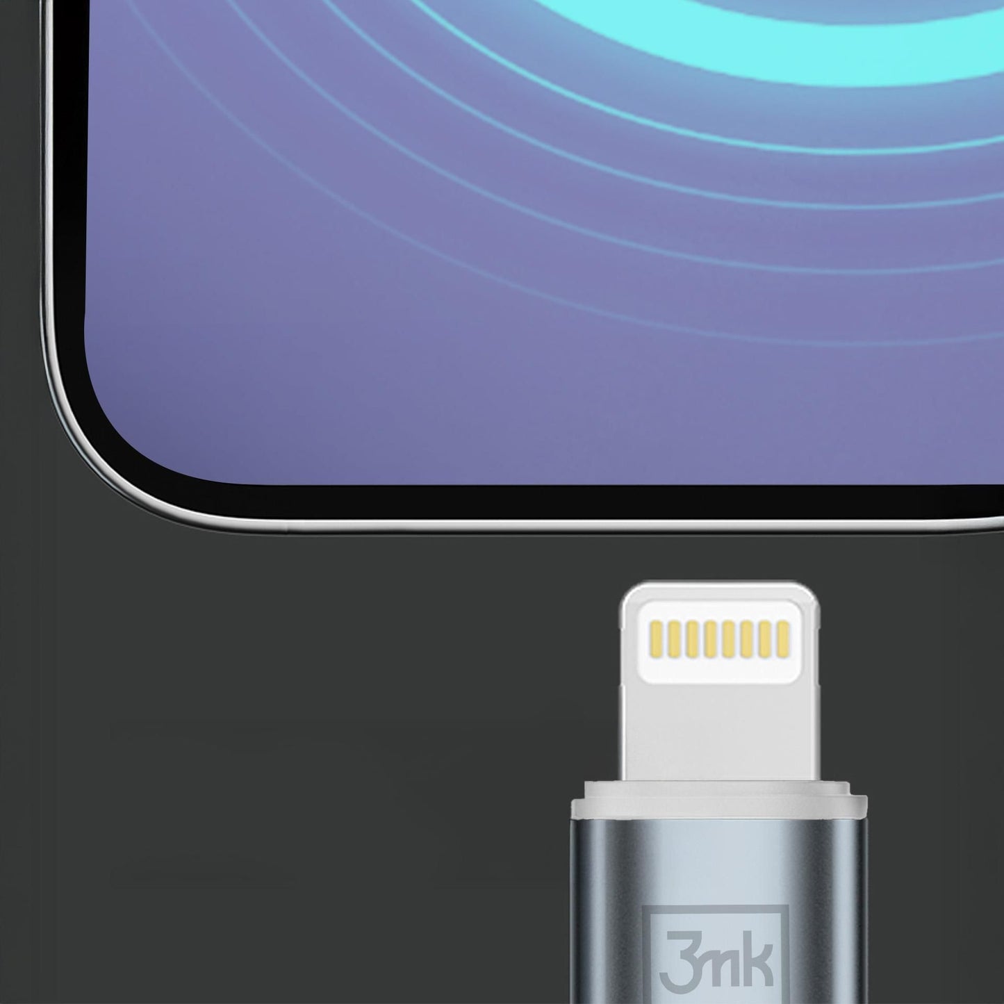 USB-C to Lightning Data and Charging Cable 3MK Hyper N, 27W, 1m, White